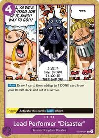 Lead Performer "Disaster" - Revision Pack Cards - One Piece Card Game card