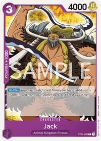 Jack - Revision Pack Cards - One Piece Card Game card