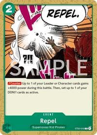 Repel - Revision Pack Cards - One Piece Card Game card