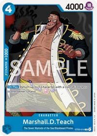 Marshall.D.Teach - Revision Pack Cards - One Piece Card Game card
