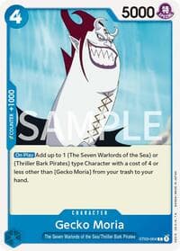 Gecko Moria - Revision Pack Cards - One Piece Card Game card