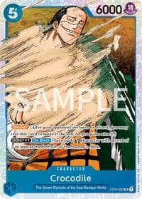 Crocodile (003) - Revision Pack Cards - One Piece Card Game card