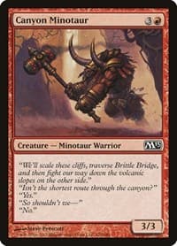 Canyon Minotaur - Magic 2013 (M13) - Magic: The Gathering card