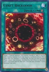 Cynet Backdoor - Crossover Breakers - YuGiOh card