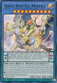 Sosei Ryu-Ge Mistva - Crossover Breakers - YuGiOh card