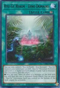 Ryu-Ge Realm - Dino Domains - Crossover Breakers - YuGiOh card