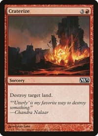 Craterize - Magic 2013 (M13) - Magic: The Gathering card