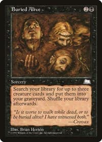 Buried Alive - Weatherlight - Magic: The Gathering card
