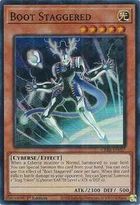 Boot Staggered (SR) - Crossover Breakers - YuGiOh card