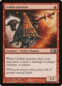 Goblin Arsonist - Magic 2013 (M13) - Magic: The Gathering card