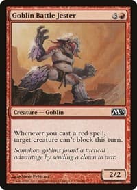 Goblin Battle Jester - Magic 2013 (M13) - Magic: The Gathering card