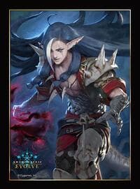 Shadowverse EVOLVE Boxtopper Sleeves: Valdain, Cursed Shadow (10-Pack) - Bushiroad Card Sleeves - Card Sleeves card
