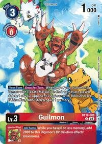 Guilmon (Legend Pack 2024 Box Topper) - Chain of Liberation - Digimon Card Game card
