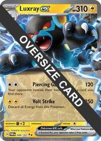 Luxray ex - 068/167 (Meddling Sparks Premium Collection) - Jumbo Cards - Pokemon card