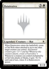 Ratatwotwo - Un-Known Event Playtest Cards - Magic: The Gathering card