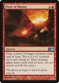Mark of Mutiny - Magic 2013 (M13) - Magic: The Gathering card