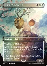 Felidar Sovereign (1827) (Rainbow Foil) - Secret Lair Drop Series - Magic: The Gathering card