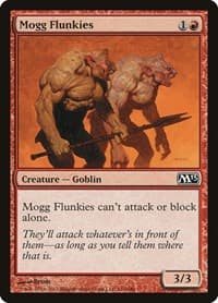 Mogg Flunkies - Magic 2013 (M13) - Magic: The Gathering card