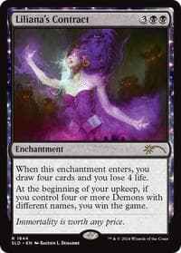 Liliana's Contract (1844) - Secret Lair Drop Series - Magic: The Gathering card