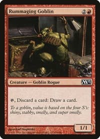 Rummaging Goblin - Magic 2013 (M13) - Magic: The Gathering card