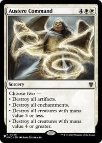 Austere Command (MKC) - The List Reprints - Magic: The Gathering card