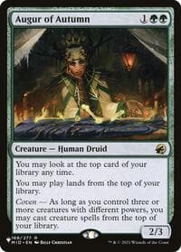 Augur of Autumn - The List Reprints - Magic: The Gathering card
