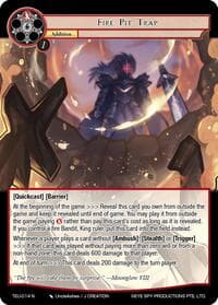 Fire Pit Trap - Timeless Eclipse of the Underworld - Force of Will card