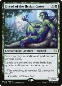 Dryad of the Ilysian Grove - The List Reprints - Magic: The Gathering card