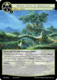 Hidden Grove of Amonsuille - Timeless Eclipse of the Underworld - Force of Will card