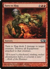 Turn to Slag - Magic 2013 (M13) - Magic: The Gathering card