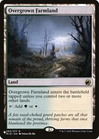 Overgrown Farmland - The List Reprints - Magic: The Gathering card