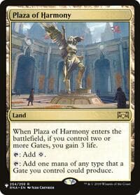 Plaza of Harmony - The List Reprints - Magic: The Gathering card