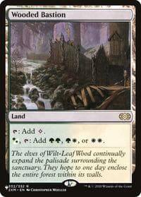 Wooded Bastion - The List Reprints - Magic: The Gathering card