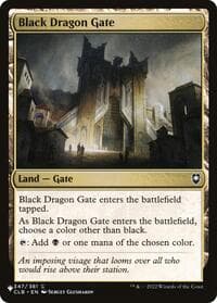 Black Dragon Gate - The List Reprints - Magic: The Gathering card