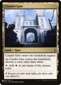 Citadel Gate - The List Reprints - Magic: The Gathering card