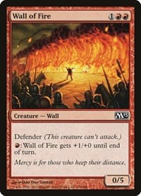 Wall of Fire - Magic 2013 (M13) - Magic: The Gathering card