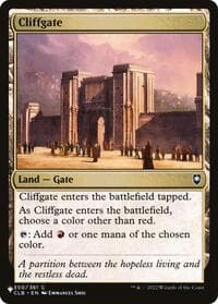 Cliffgate - The List Reprints - Magic: The Gathering card