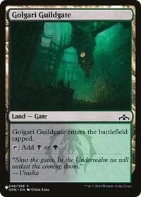 Golgari Guildgate - The List Reprints - Magic: The Gathering card