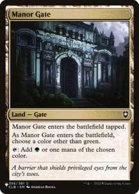 Manor Gate - The List Reprints - Magic: The Gathering card
