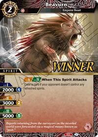 Beavurn (Store Tournament & Sealed Deck Pack Vol.2 -Winner-) - Launch & Event Promos - Battle Spirits Saga card