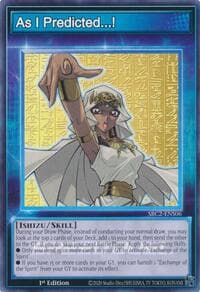 As I Predicted...! - Speed Duel: Battle City Finals - YuGiOh card