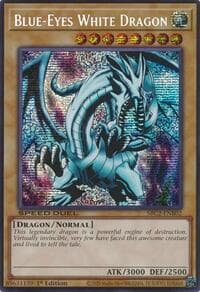 Blue-Eyes White Dragon (PSR) - Speed Duel: Battle City Finals - YuGiOh card