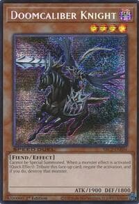 Doomcaliber Knight (PSR) - Speed Duel: Battle City Finals - YuGiOh card