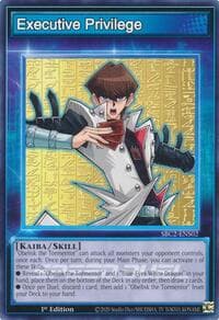 Executive Privilege - Speed Duel: Battle City Finals - YuGiOh card