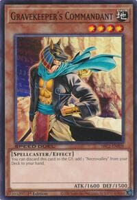 Gravekeeper's Commandant - Speed Duel: Battle City Finals - YuGiOh card