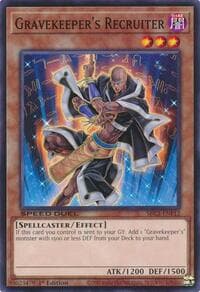 Gravekeeper's Recruiter - Speed Duel: Battle City Finals - YuGiOh card
