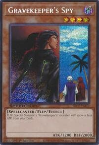 Gravekeeper's Spy (PSR) - Speed Duel: Battle City Finals - YuGiOh card