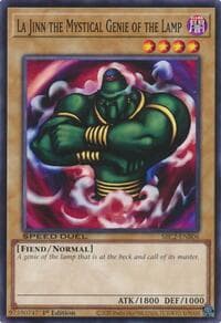La Jinn the Mystical Genie of the Lamp - Speed Duel: Battle City Finals - YuGiOh card