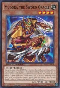 Mudora the Sword Oracle - Speed Duel: Battle City Finals - YuGiOh card