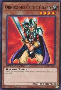 Obnoxious Celtic Guard - Speed Duel: Battle City Finals - YuGiOh card